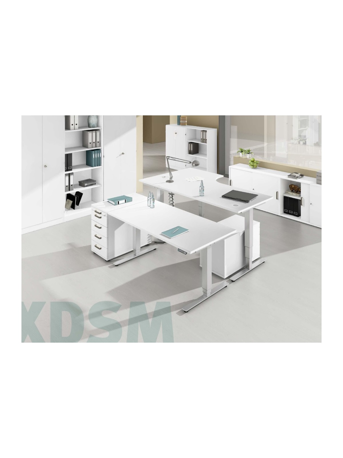 Steh-/Sitztisch Hammerbacher XDSM
