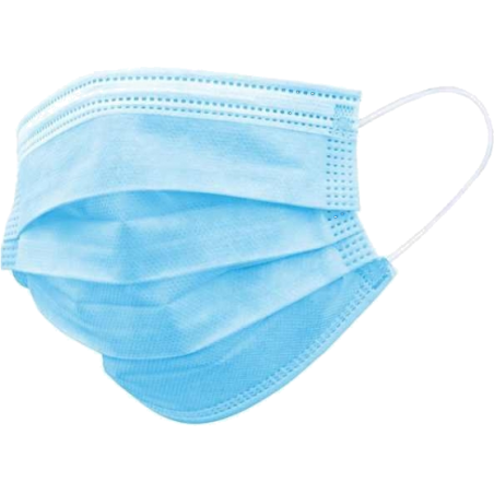 Mundschutz blau - 50 Stk.