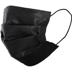 Mundschutz schwarz - 50 Stk.
