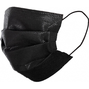 Mundschutz schwarz - 50 Stk.